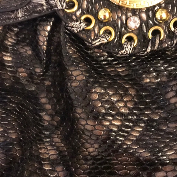 Black/Gold Shoulder Bag - Picture 3 of 4